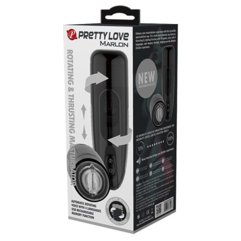 PRETTY LOVE - MARLON Automatic Rotating & Thrusting 10 Function, USB / Voice