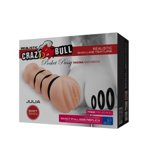 CRAZY BULL - JULIA, Pocket Pussy VAGINA