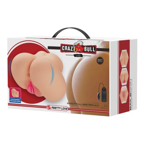 CRAZY BULL - Luna, Vibration Double holes TPR ABS