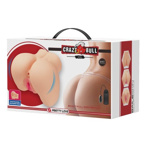 CRAZY BULL - Mila, Vibration Double holes TPR ABS