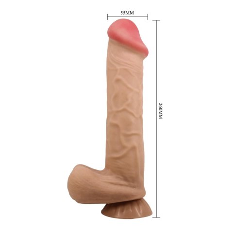 BAILE - Sliding Skin 10,2'' Flesh Suction base Bendable TPR