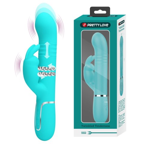 PRETTY LOVE - Coale Twinkled Tenderness, 7 vibration functions 4 rotation functions 4 thrusting settings