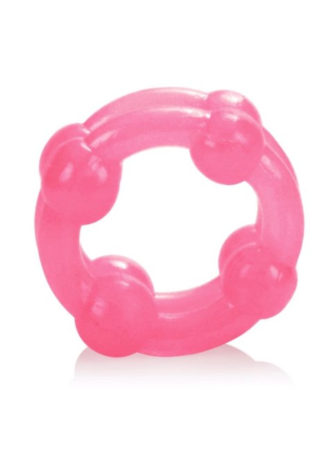 Island Rings Double Stacker Pink