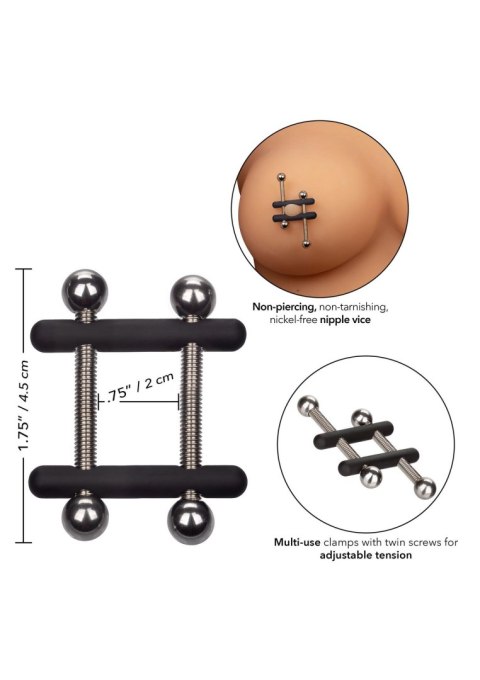 Crossbar Nipple Vices Metal