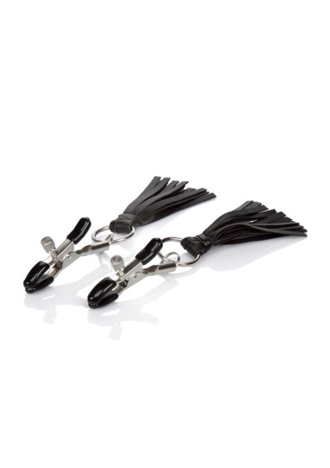 Playful Tassels Nipple Clamps Black