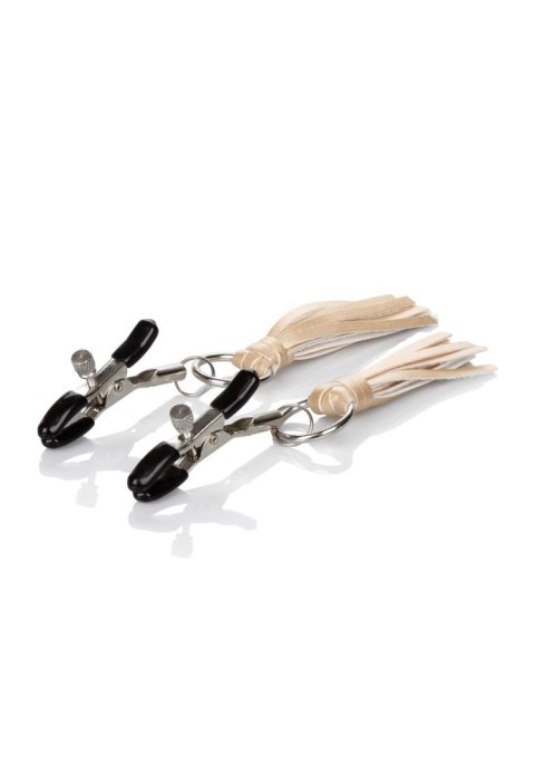 Playful Tassels Nipple Clamps Gold