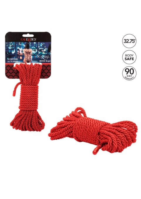 Scandal BDSM Rope 10M Red