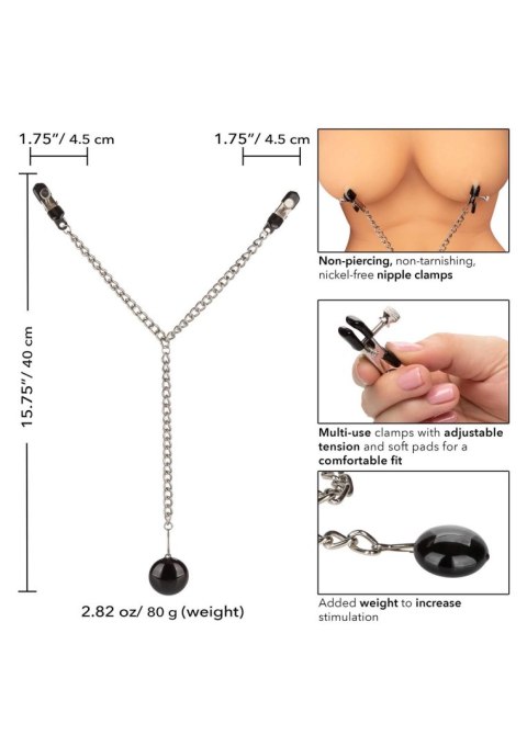 Weighted Disc Nipple Clamps Metal