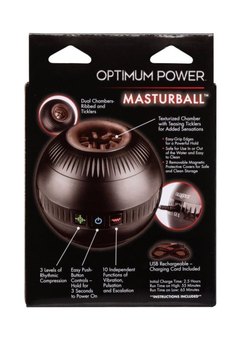 Optimum Power Masturball Black