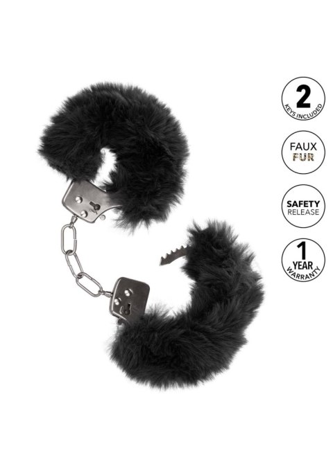 Ultra Fluffy Furry Cuffs Black