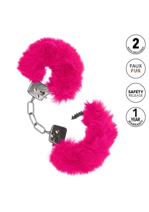 Ultra Fluffy Furry Cuffs Pink