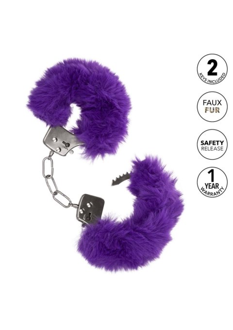 Ultra Fluffy Furry Cuffs Purple