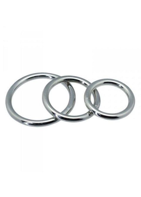 Timeless metal rings (3 pcs)