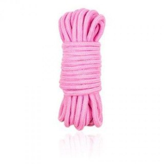 Wiązania-COTTON ROPE 5MPINK