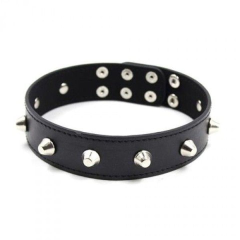 Wiązania-Collare Spikes Collar black