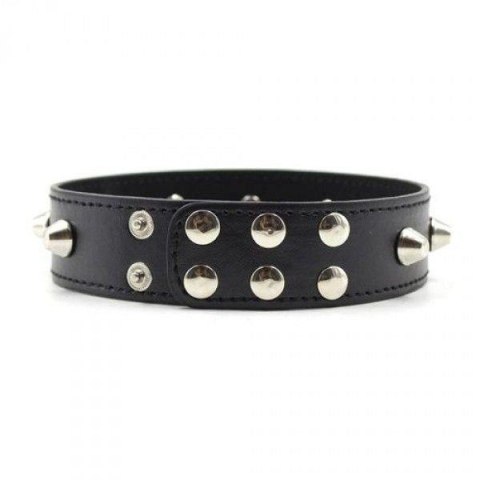 Wiązania-Collare Spikes Collar black