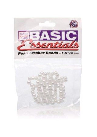 Pearl Stroker Beads Small White