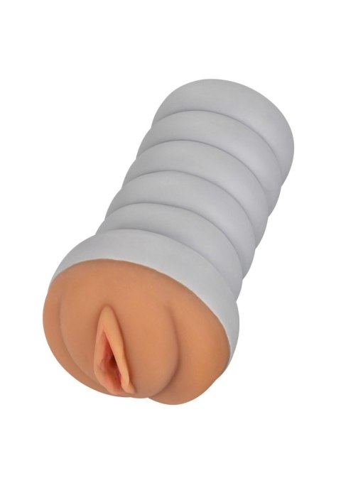 Ribbed Gripper Tight Pussy Brown skin tone