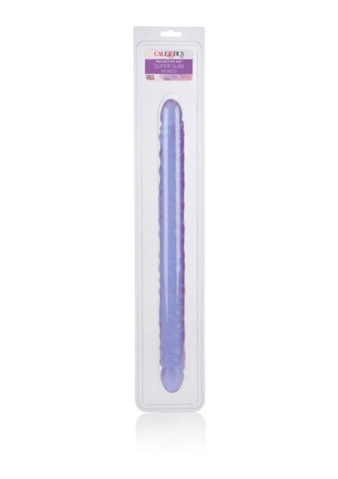 Veined SuperSlim Dong 17.5 in. Purple