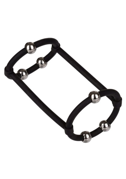 Beaded Silicone Enhancer Cage Black