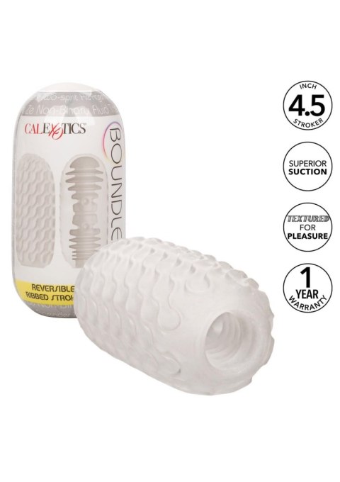 Boundless Ribbed Stroker Transparent