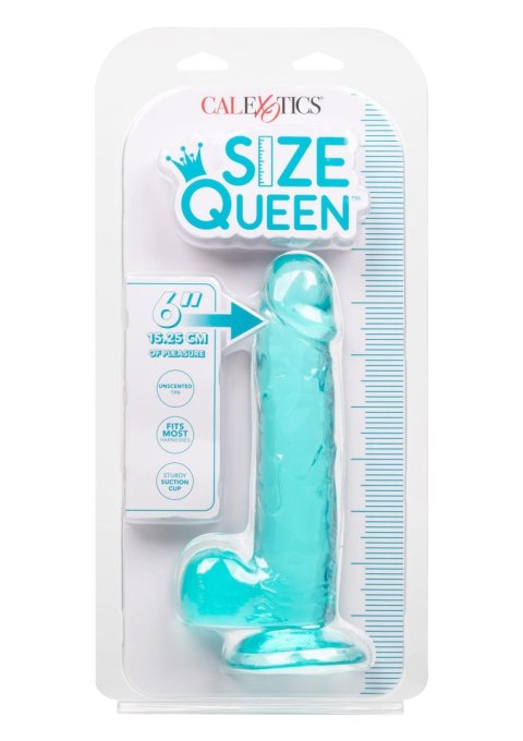 Queen Size Dong 6 Inch Blue