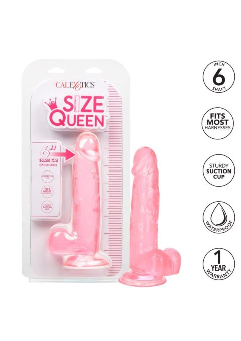 Queen Size Dong 6 Inch Pink