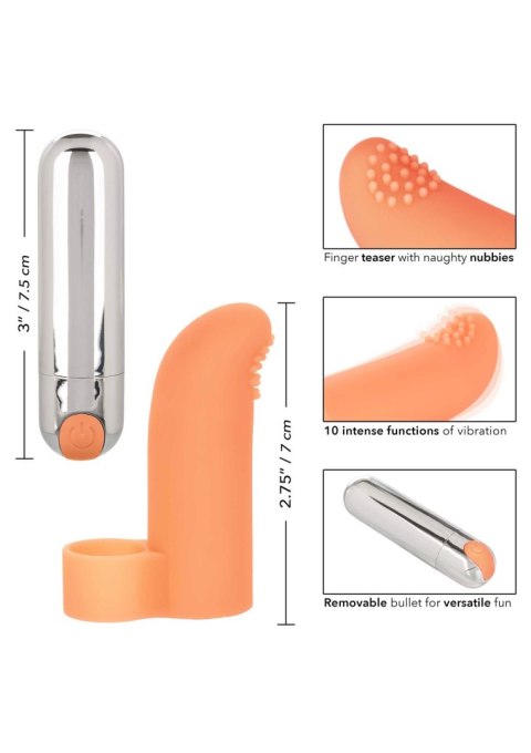 Rechargeable Finger Tickler Orange