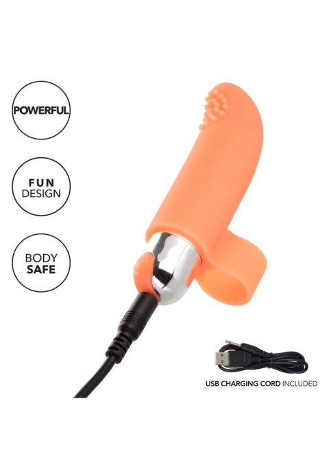 Rechargeable Finger Tickler Orange