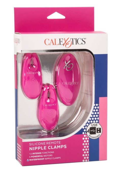 Silicone Remote Nipple Clamps Pink