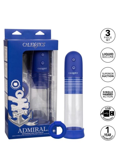 Admiral Rechargeable Pump Kit Blue