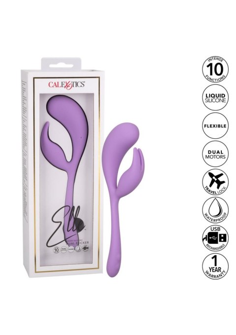 Liquid Silicone Dual Flicker Purple