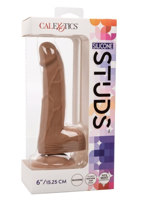 Silicone Studs 6 Inch Brown skin tone