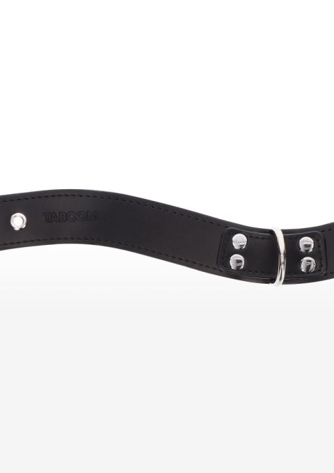 Elegant D-Ring Collar Black