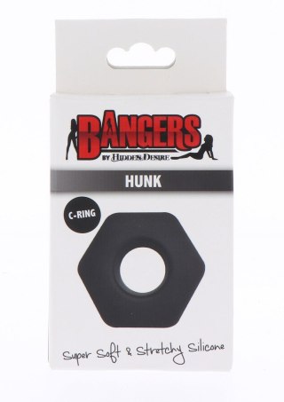 Soft Silicone Hunk C-Ring Black