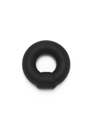 Soft Silicone Stud C-Ring Black