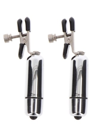 Adjustable Vibrating Clamps Silver