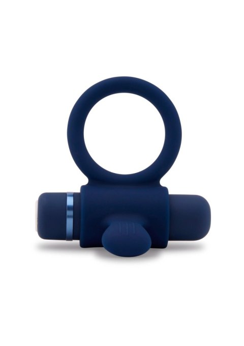 Sensuelle Silicone Bullet Ring Blue