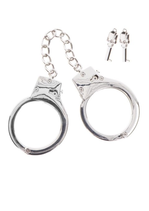 Silver Plated BDSM Handcuffs Silver