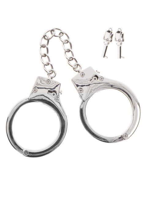 Silver Plated BDSM Handcuffs Silver