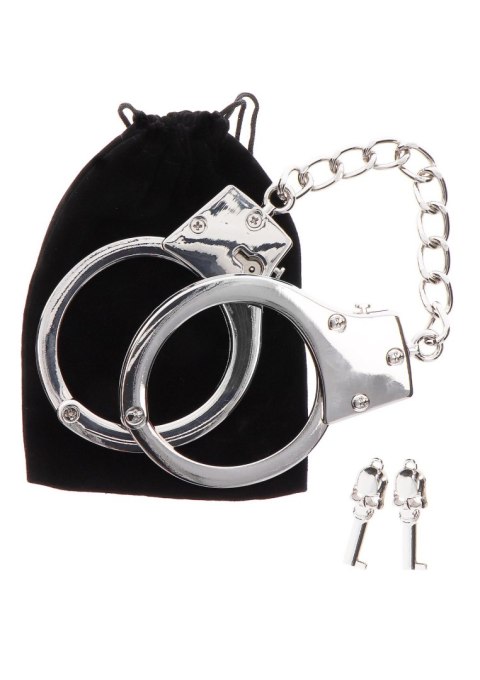 Silver Plated BDSM Handcuffs Silver