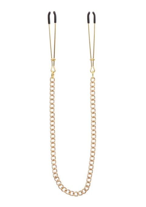 Tweezers With Chain Gold