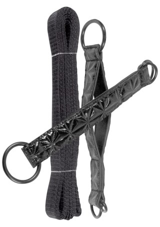 Bed Restraint Straps Black