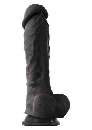 ColourSoft 8 Inch Soft Dildo Black