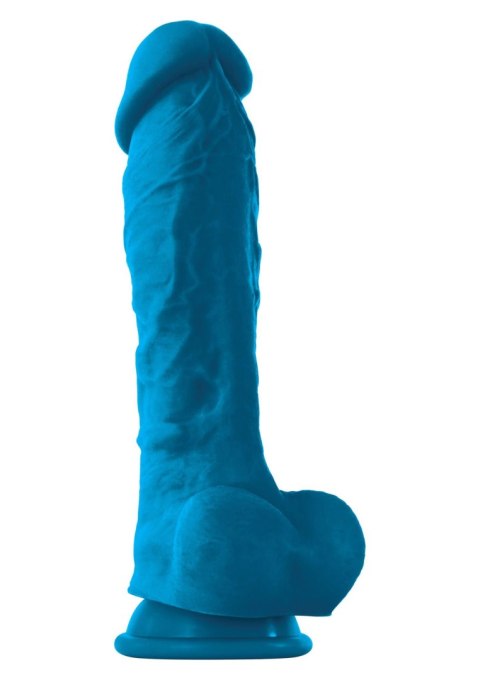 ColourSoft 8 Inch Soft Dildo Blue