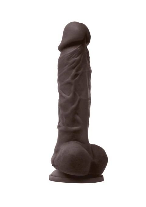 Vibrating Dildo 5 Inch Brown skin tone