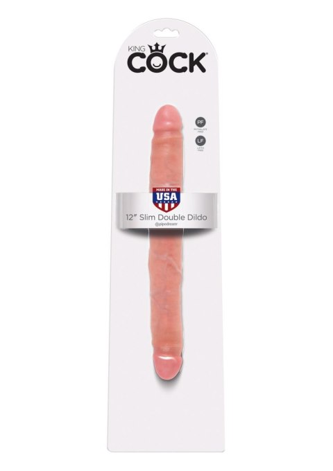 Cock 12 Inch Slim Double Light skin tone