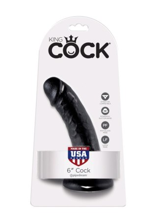 Cock 6 Inch Black