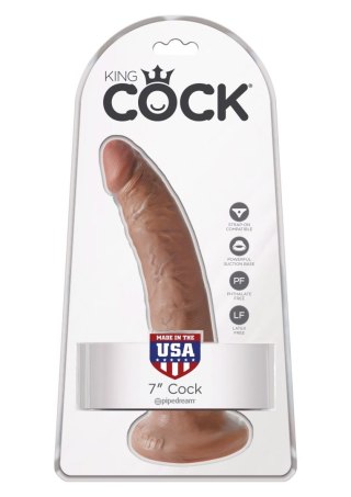 Cock 7 Inch Caramel skin tone