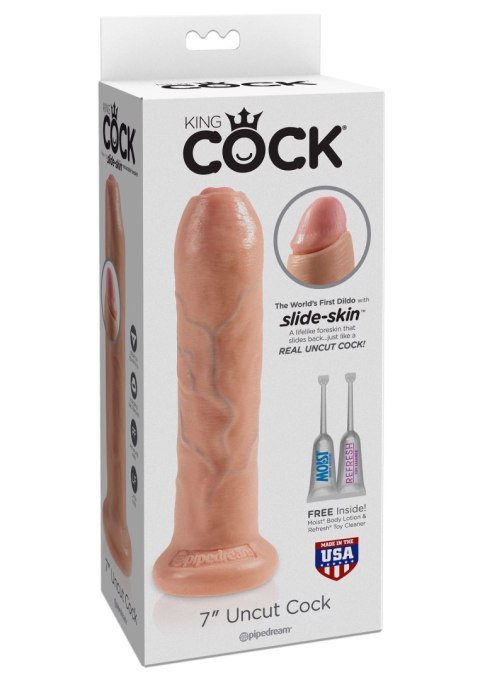 Cock 7 Inch Uncut Light skin tone